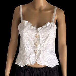 NWT- Ires‎ White Crop- Women’s Size Small